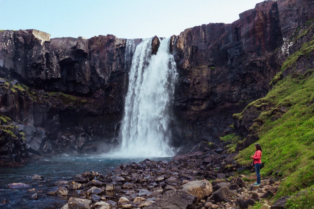Cascada-Gufufoss-Islandia