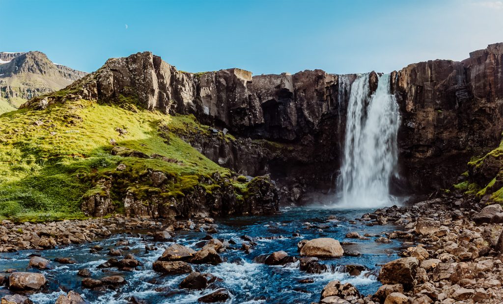 Cascada-Gufufoss-Islandia